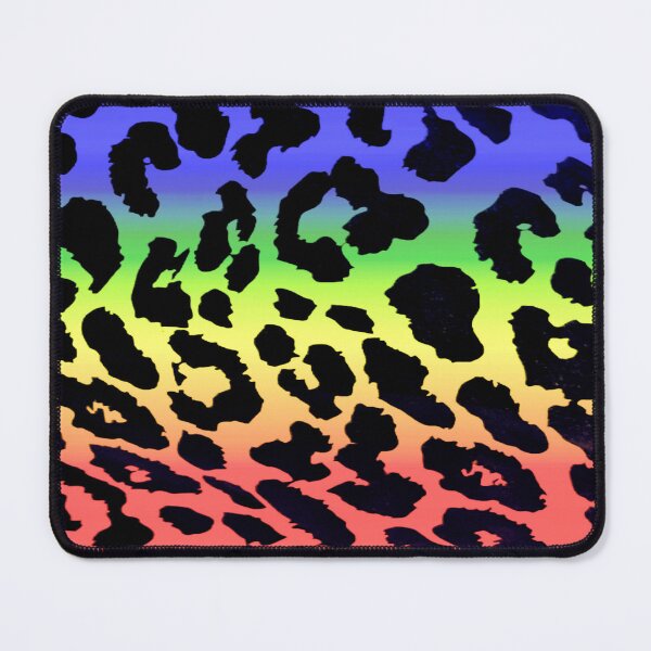 Item preview, neon rainbow leopard print pattern designed and sold by meuliasshop.
