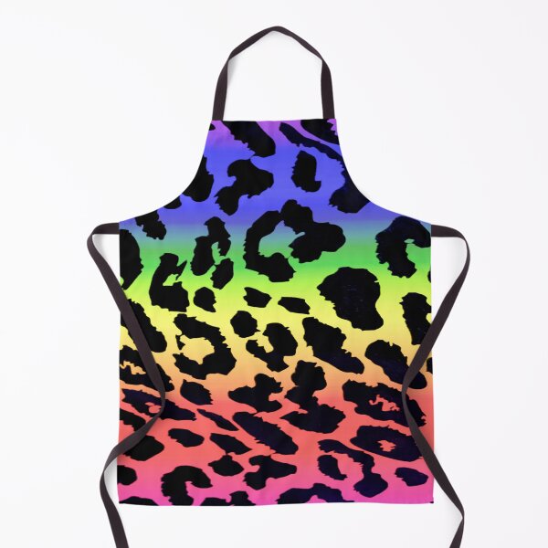 Item preview, neon rainbow leopard print pattern designed and sold by meuliasshop.