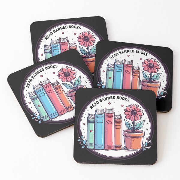 Item preview, Leer libros prohibidos Maceta Flor Pastel designed and sold by TomFrontierArt.