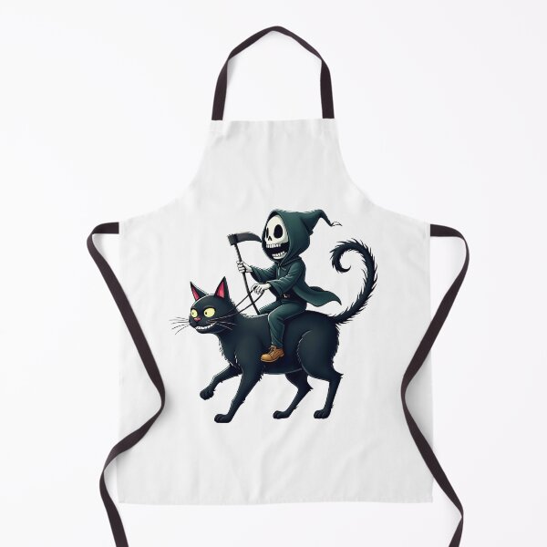 Item preview, Grim Rider: Reaper on a Black Cat designed and sold by Moad Fahim.