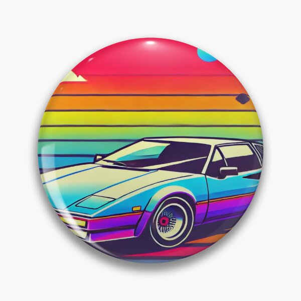Aperçu de l'œuvre Design de voiture de sport rétro des années 80 créée et vendue par Genady.
