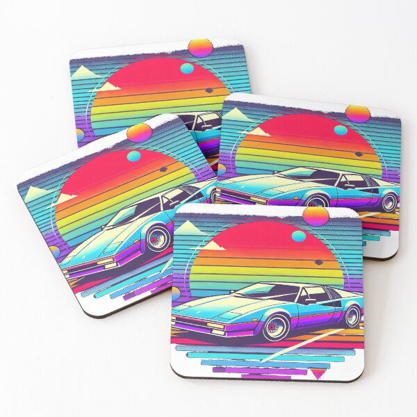Item preview, Retro 80s Sports Car Design designed and sold by Genady.
