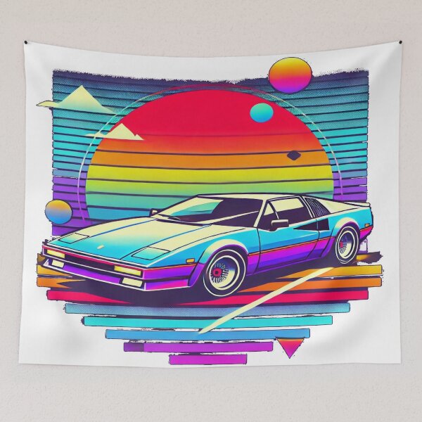 Item preview, Retro 80s Sports Car Design designed and sold by Genady.