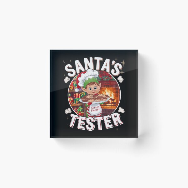 Item preview, Santas tester - Cookie tester – Eating Christmas - Christmas Moment – Winter fest – Santas toast designed and sold by JansenGS.
