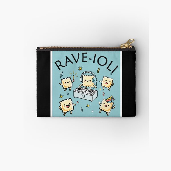 Item preview, Rave-ioli rave - Pasta Party (blue background) designed and sold by Groenendijk.