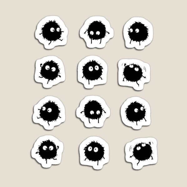 Item preview, tiny soot sprites sticker pack designed and sold by hunnydoll.