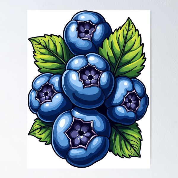 Item preview, Blueberry Farm designed and sold by CreativePodArt.
