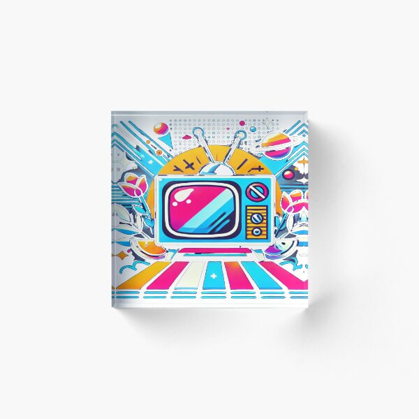 Artikelvorschau, Retro-Fernseher-Design der 80er entworfen und verkauft von Genady.