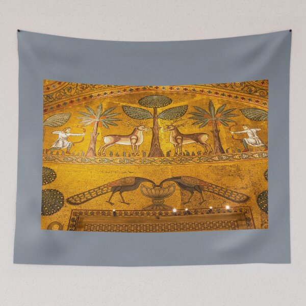 Item preview, Italy. Sicily. Palermo. Norman Palace. King Roger's Hall. Mosaics. Detail. designed and sold by vadim19.