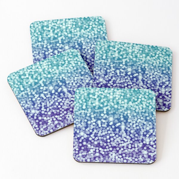Item preview, Disco Blue Purple Ombre Confetti Pattern designed and sold by Deborah Camp.