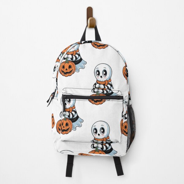 Item preview, halloween ghost kawaii style hanging a pumpkin designed and sold by masteryStore.