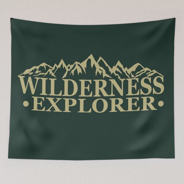Item preview, Wilderness explorer mountain silhouette designed and sold by Alexaltay.