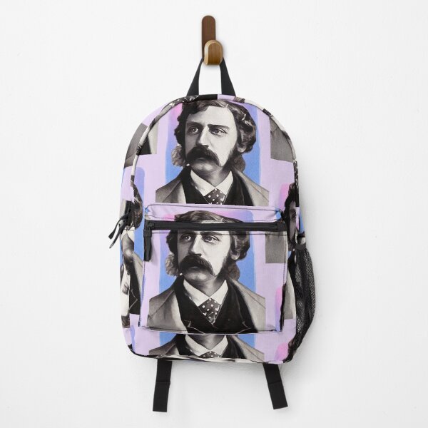 Item preview, American Writer Bret Harte - purple pink - illustration  designed and sold by Litstoy.