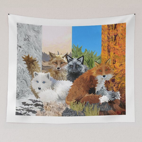 Item preview, Four Shades of Fox designed and sold by DistortionArt.