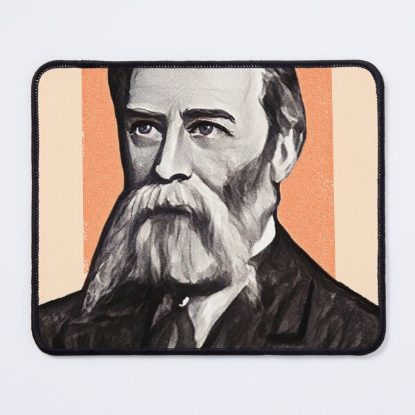 Item preview, American Poet James Russell Lowell - orange - illustration  designed and sold by Litstoy.