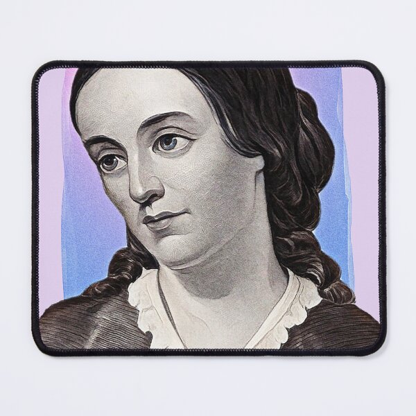 Item preview, American Journalist Margaret Fuller - purple pink - illustration  designed and sold by Litstoy.