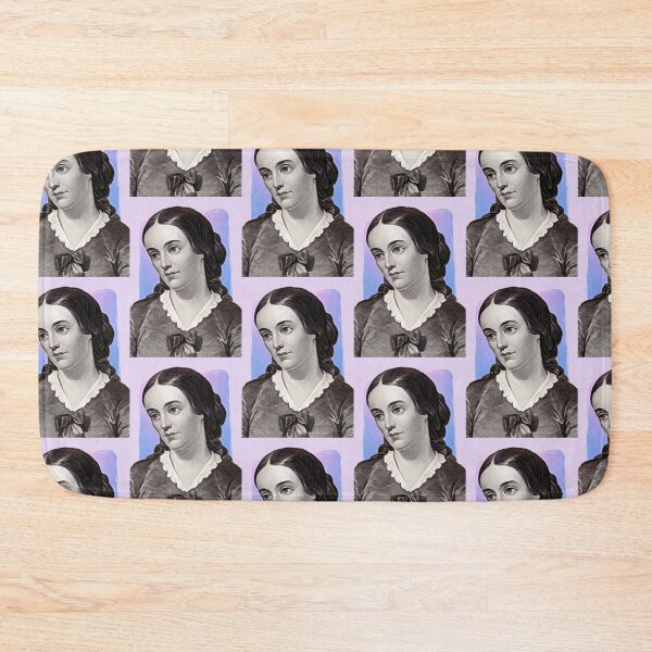 Item preview, American Journalist Margaret Fuller - purple pink - illustration  designed and sold by Litstoy.