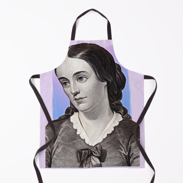 Item preview, American Journalist Margaret Fuller - purple pink - illustration designed and sold by Litstoy.