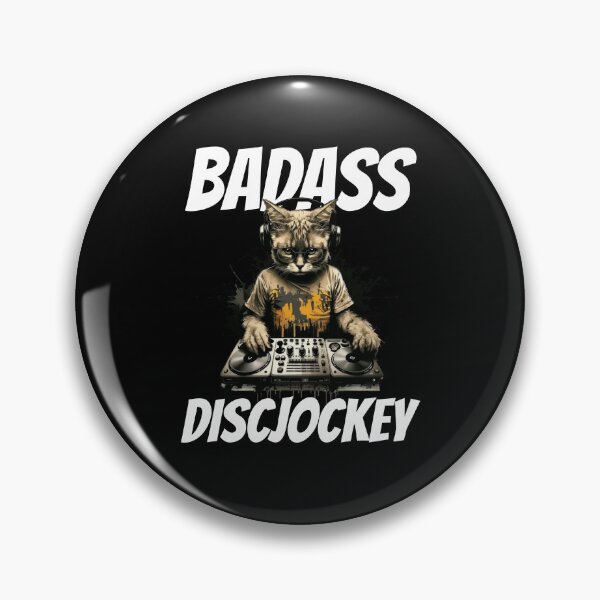 Item preview, Cool cat as a disc jockey - nice DJ design. designed and sold by ReneMM.