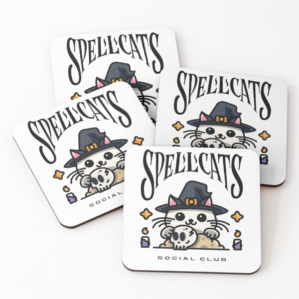 Item preview, Spellcats | Unique halloween design | Original illustration | cute | cat | Kwai | Witch | Funny | Art |  Animals designed and sold by Chronika.