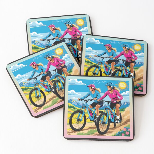 Item preview, Cycling Art - MTB, Girls Shred - Eat My Dust designed and sold by EatMyDust-Bike.