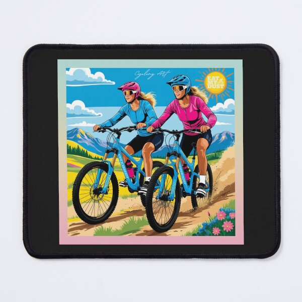 Item preview, Cycling Art - MTB, Girls Shred - Eat My Dust designed and sold by EatMyDust-Bike.