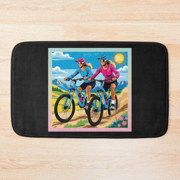 Item preview, Cycling Art - MTB, Girls Shred - Eat My Dust designed and sold by EatMyDust-Bike.