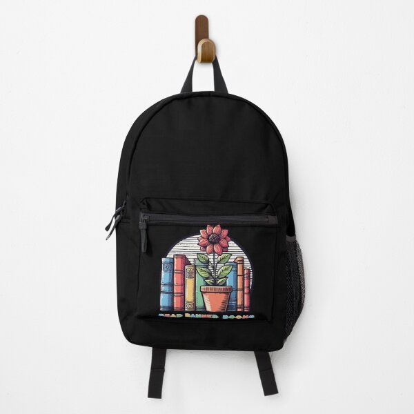 Item preview, Read Banned Books Pot Flower Colorful designed and sold by TomFrontierArt.