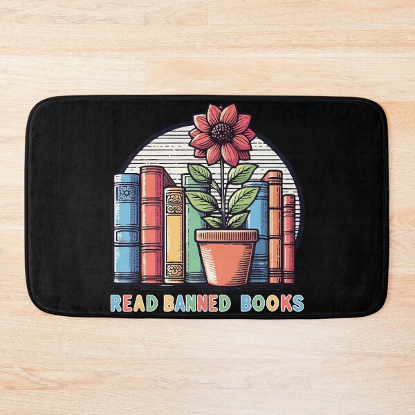 Item preview, Read Banned Books Pot Flower Colorful designed and sold by TomFrontierArt.
