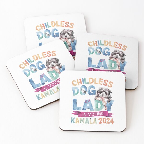 Item preview, Childless-Dog-Lady-Is-Voting-Kamala-2024 designed and sold by Only Legends.