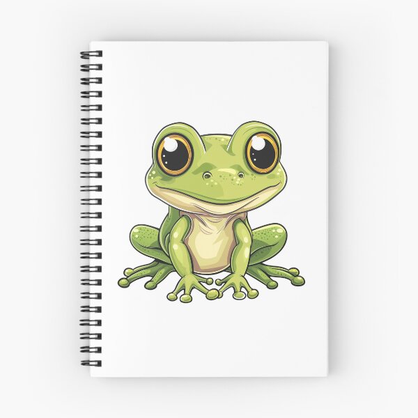Item preview, Cute Green Frog With Big Eyes designed and sold by Artcurrents.