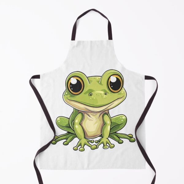 Item preview, Cute Green Frog With Big Eyes designed and sold by Artcurrents.