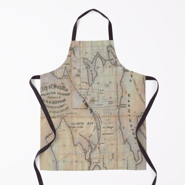 Item preview, Seattle Map 1890's designed and sold by NolaJere.