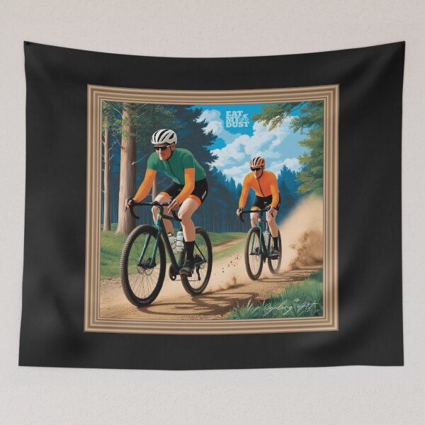 Item preview, Cycling Art - Gravel, Come One Let's Pin It - Eat My Dust designed and sold by EatMyDust-Bike.
