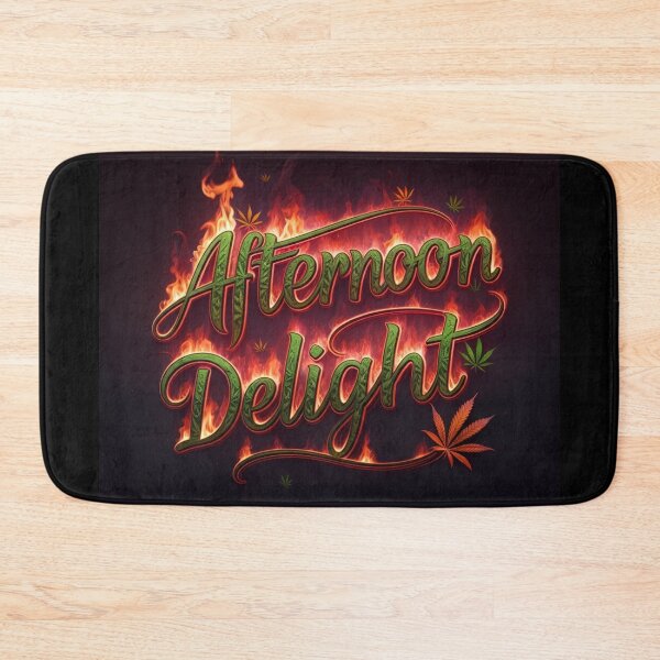 Item preview, Afternoon Delight in fiery Marijuana font - black designed and sold by JLEmporium.