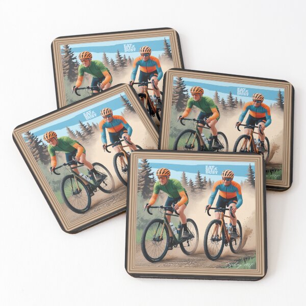 Item preview, Cycling Art - 2 More Laps, Dude - Eat My Dust designed and sold by EatMyDust-Bike.