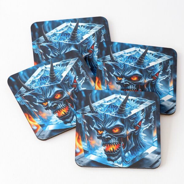 Item preview, Frozen Devil - Trapped in Glass Cube designed and sold by koreatvtea.