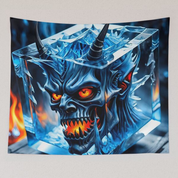 Item preview, Frozen Devil - Trapped in Glass Cube designed and sold by koreatvtea.