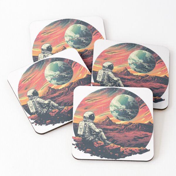 Item preview, Astronaut Gazing at Alien Planet designed and sold by Artcurrents.
