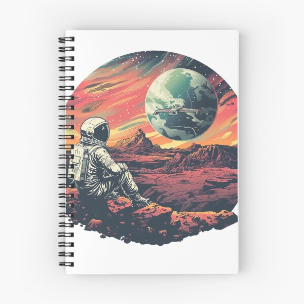 Item preview, Astronaut Gazing at Alien Planet designed and sold by Artcurrents.