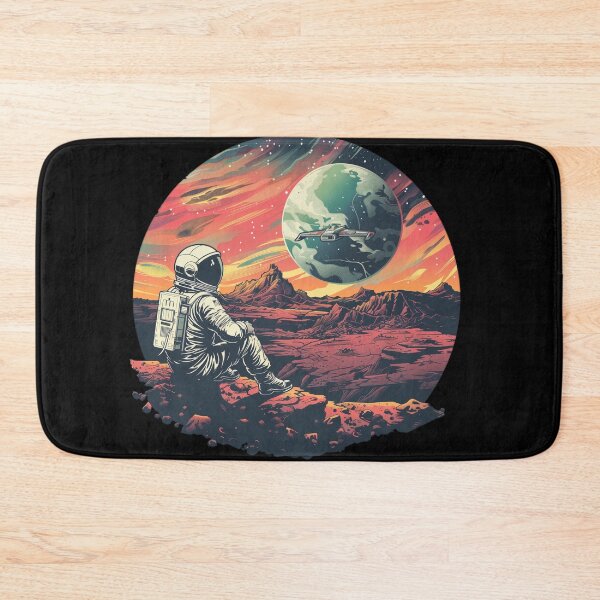 Item preview, Astronaut Gazing at Alien Planet designed and sold by Artcurrents.
