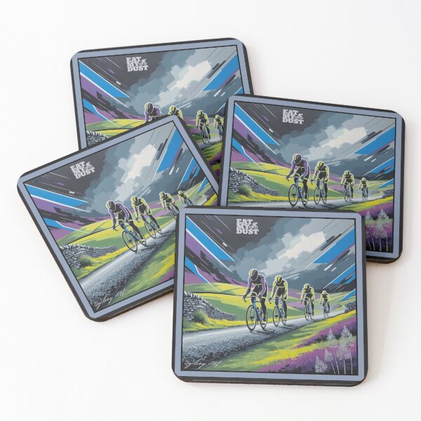 Item preview, Cycling Art - Moody Skies And Steep Climbs - Eat My Dust designed and sold by EatMyDust-Bike.