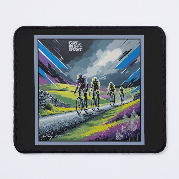 Item preview, Cycling Art - Moody Skies And Steep Climbs - Eat My Dust designed and sold by EatMyDust-Bike.
