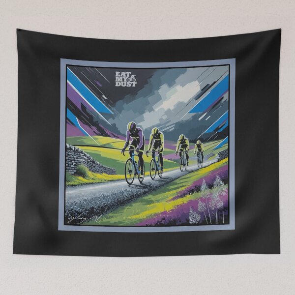 Item preview, Cycling Art - Moody Skies And Steep Climbs - Eat My Dust designed and sold by EatMyDust-Bike.
