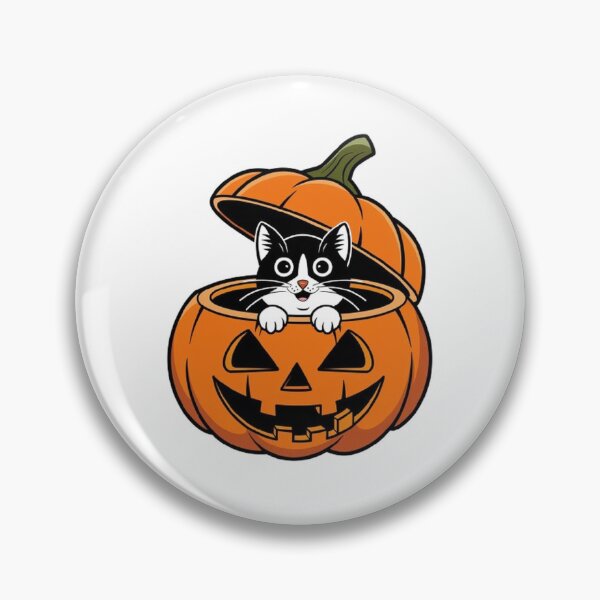 Item preview, Orange Halloween Pumpkin & Black Cat T-Shirt: Spooky Cat and Pumpkin Design designed and sold by masteryStore.