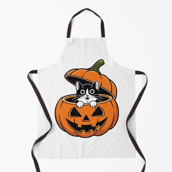Item preview, Orange Halloween Pumpkin & Black Cat T-Shirt: Spooky Cat and Pumpkin Design designed and sold by masteryStore.