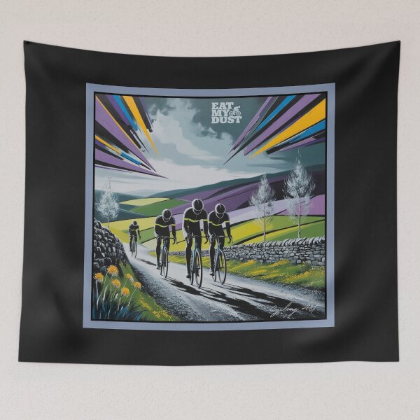 Item preview, Cycling Art - Modernist Cycling - Eat My Dust designed and sold by EatMyDust-Bike.