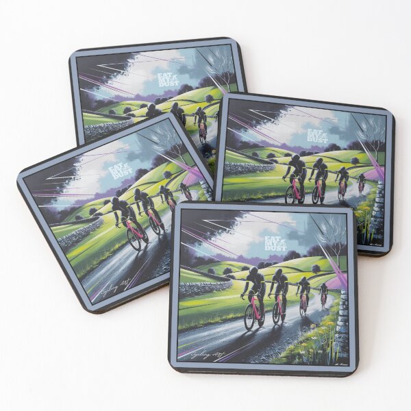 Item preview, Cycling Art - We Drop No-One, Keep up Kenny - Eat My Dust designed and sold by EatMyDust-Bike.