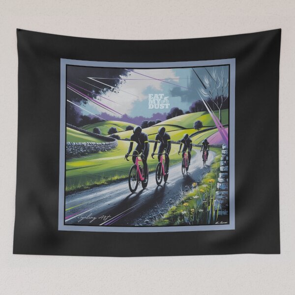 Item preview, Cycling Art - We Drop No-One, Keep up Kenny - Eat My Dust designed and sold by EatMyDust-Bike.