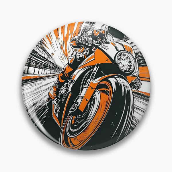 Item preview, Two-Wheeled Thunder designed and sold by Retro Type.